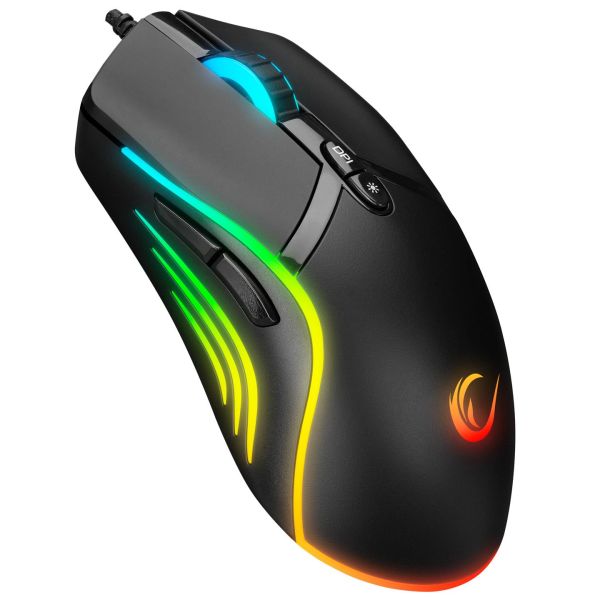 RAMPAGE SMX-R54 VIBE SİYAH AYDINLATMALI GAMING MOUSE