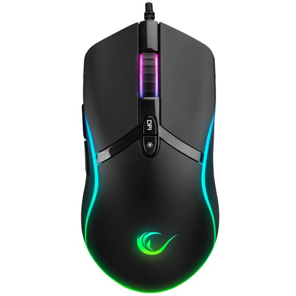 RAMPAGE SMX-R54 VIBE SİYAH AYDINLATMALI GAMING MOUSE