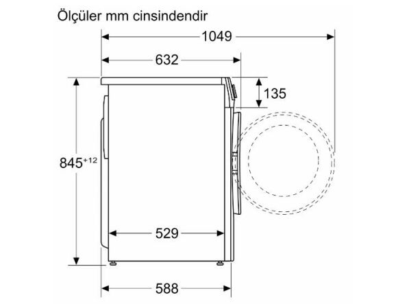 PROFİLO CGA252ZXTR TAM OTAMATİK ÇAMAŞIR MAKİNESİ