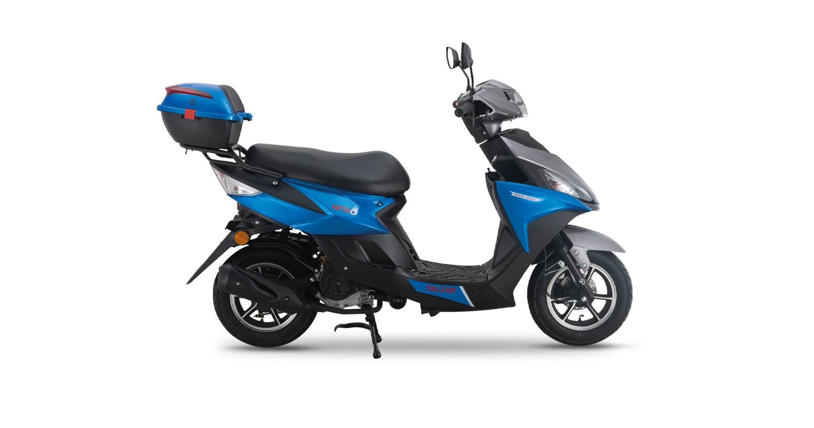 FALCON NİTRO 50CC MAVİ GRİ BENZİNLİ SCOOTER