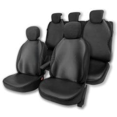 Set of 4 Vientex Universal Matte Leather Car Seat Cover Seat Cushion