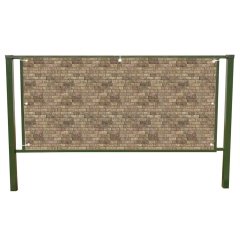 Stone Patterned Balcony Tarpaulin 430 gr/m² - STN107