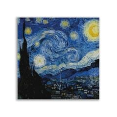 Vincent Van Gogh Yıldızlı Gece Tablosu - FMS138