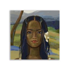 Paul Gauguin Soyut Portre Tablosu - FMS144