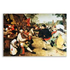 Pieter Brueghel Köylü Dansı Tablosu - FMS146