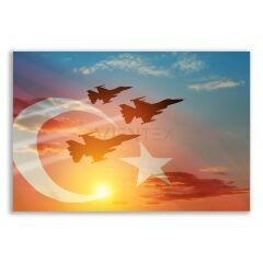 Türk Bayrağı Savaş Uçağı  Tablosu  - TSK122