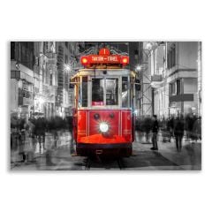 Taksim İstiklal Caddesi Kırmızı Siyah Tablosu  - OTMN104