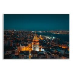 İstanbul Galata Kulesi Akşam Tablosu  - OTMN113