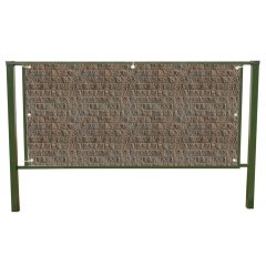 Stone Patterned Balcony Tarpaulin 430 gr/m² - STN113