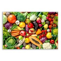 Taze Meyve Ve Sebze Çeşitleri Tablosu - FOD114