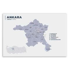 Ankara İl Harita Tablosu  - CTY151