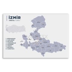 İzmir İl Harita Tablosu  - CTY152