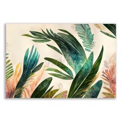 Renkli Palmiye Yaprakları  Tablosu  - FLR109