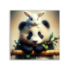 Panda Ve Tavşan Yapay Zeka Tablosu - YPZ124