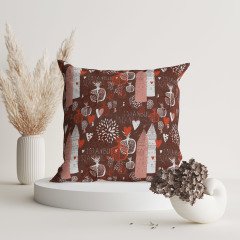 Istanbul Patterned Throw Pillow Cover - ISTCH107