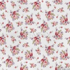 Floral Upholstery Faux Leather - CIC114