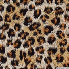 Leopard Patterned Upholstery Faux Leather - LEO107