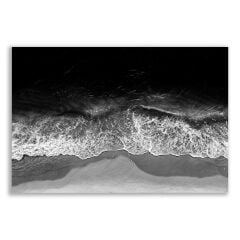 Deniz Dalgaları Siyah Beyaz Tablosu - BLK144