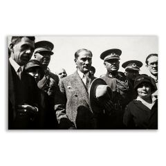 Mustafa Kemal Atatürk Şapka İnkılabı Portre Tablosu - ATC108