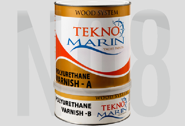 TEKNOMARIN POLYURETHANE VARNISH - Polyüretan Yarı mat Vernik