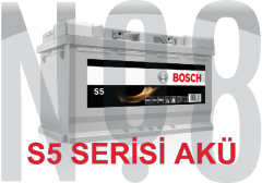 BOSCH S5 - KAPALI SULU- 12V - 47AH- 450CCA