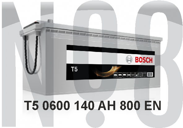 BOSCH T5 - KAPALI SULU - 12V - 140AH - 800CCA