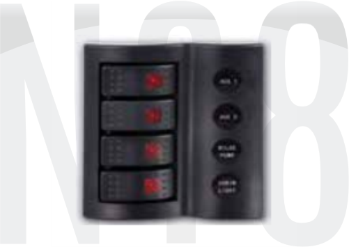 SWITCH PANEL 4 LÜ ÇİFT led