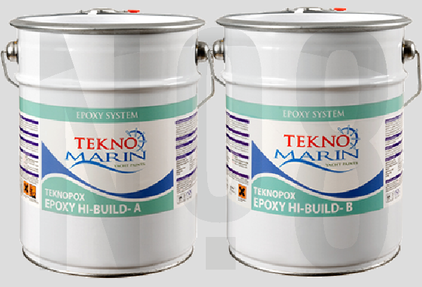 TEKNOPOX EPOXY HI-BUILD Arakat Beyaz renkli 10KG