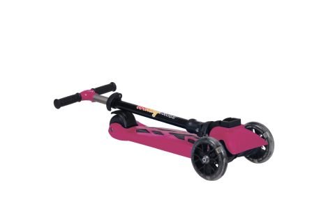 WİNKY SCOOTER PEMBE IŞIKLI TEKER KATLANABİLİR 5+YAŞ