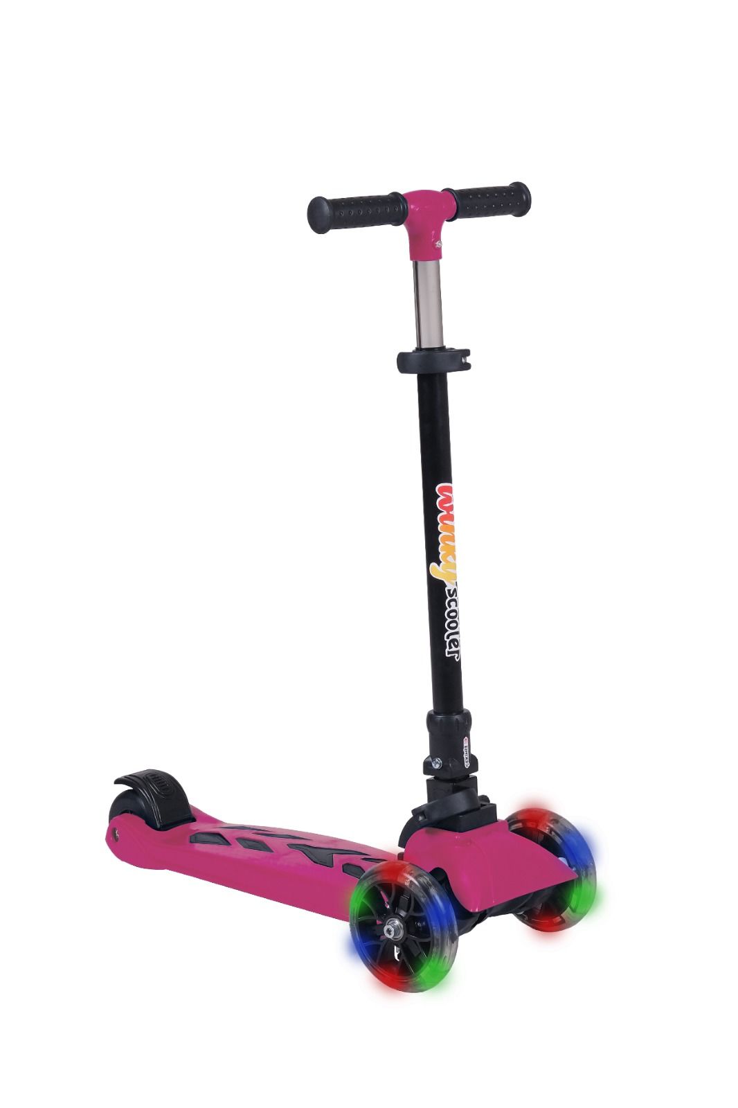 WİNKY SCOOTER PEMBE IŞIKLI TEKER KATLANABİLİR 5+YAŞ