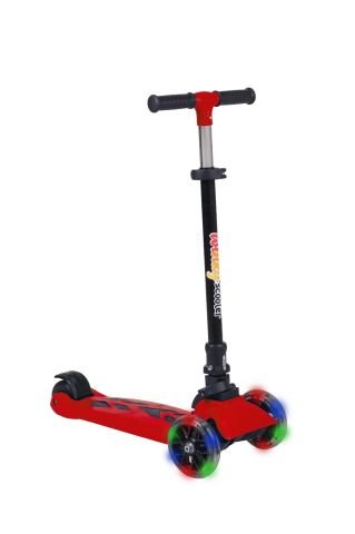WİNKY SCOOTER KIRMIZI IŞIKLI TEKER KATLANABİLİR 5+YAŞ