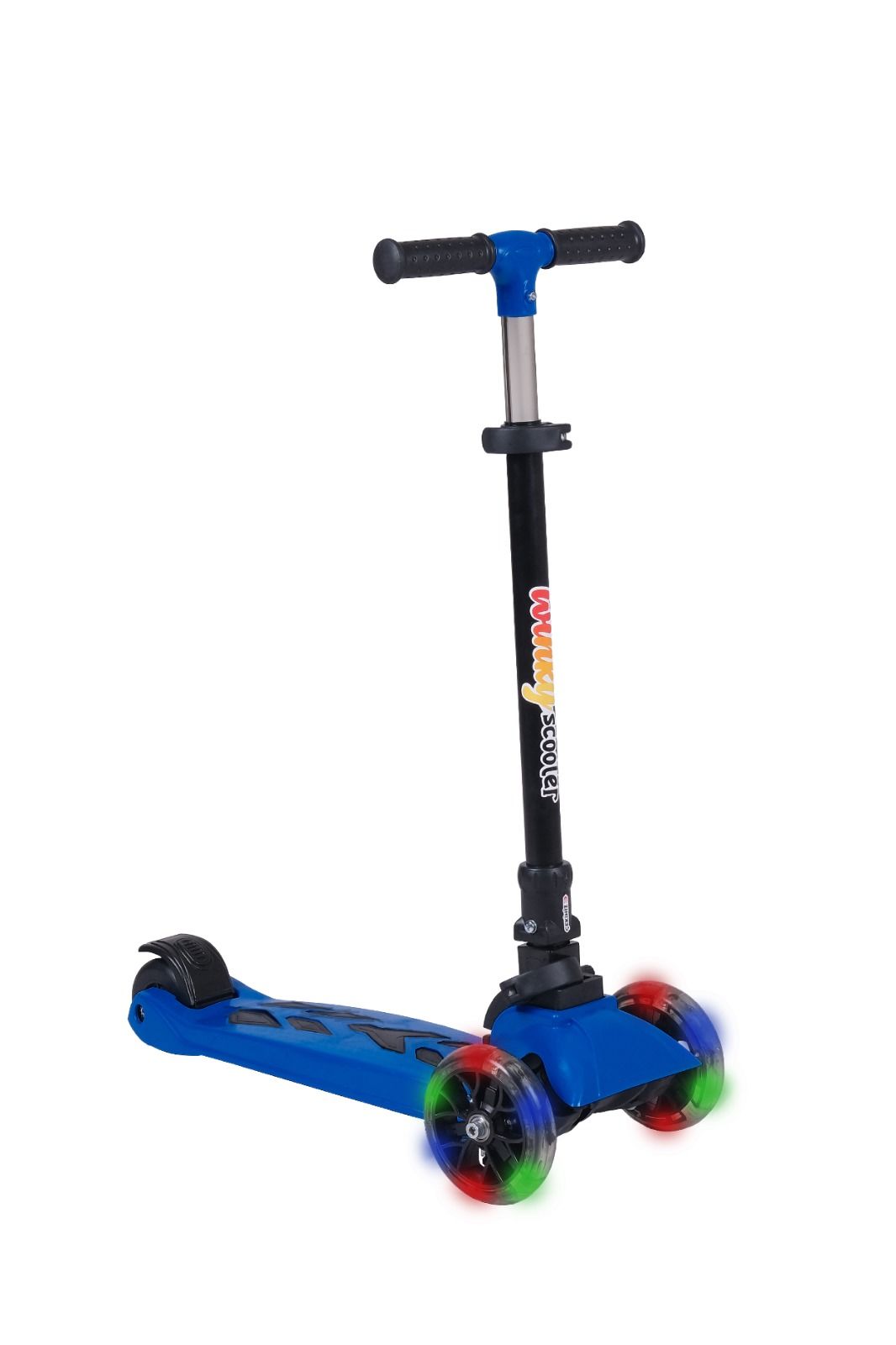 WİNKY SCOOTER MAVİ IŞIKLI TEKER KATLANABİLİR 5+YAŞ