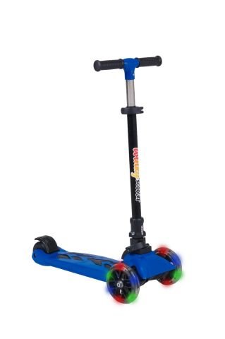 WİNKY SCOOTER MAVİ IŞIKLI TEKER KATLANABİLİR 5+YAŞ