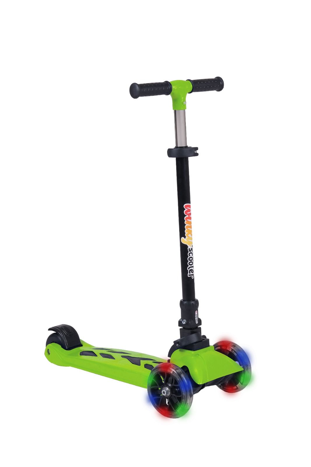 WINKY Işıklı Scooter Yeşil Katlanabilir 5+ Yaş