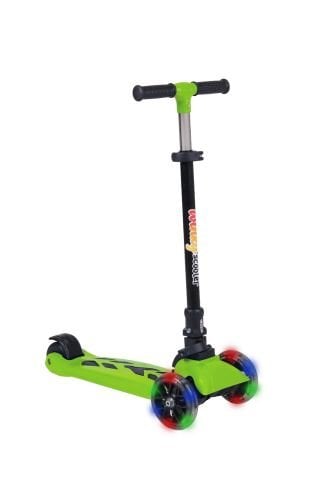 WİNKY SCOOTER YEŞİL IŞIKLI TEKER KATLANABİLİR + YAŞ