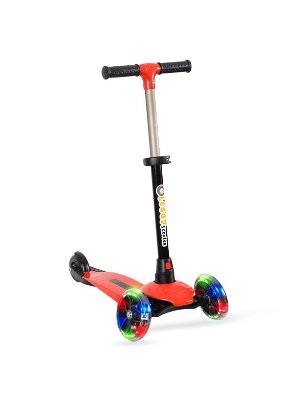 LEDDY SCOOTER KIRMIZI IŞIKLI TEKER KATLANABİLİR 2+ YAŞ