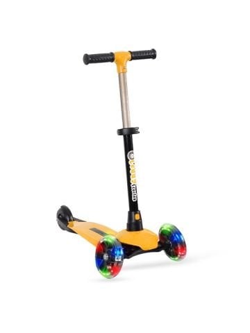 LEDDY SCOOTER TURUNCU IŞIKLI TEKER KATLANABİLİR 2+ YAŞ