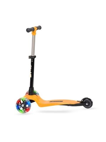 LEDDY Turuncu Işıklı Tekerlekli Scooter 2+ Yaş | Katlanabilir