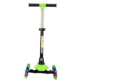 LEDDY Yeşil Işıklı Tekerlekli Scooter 2+ Yaş | Katlanabilir