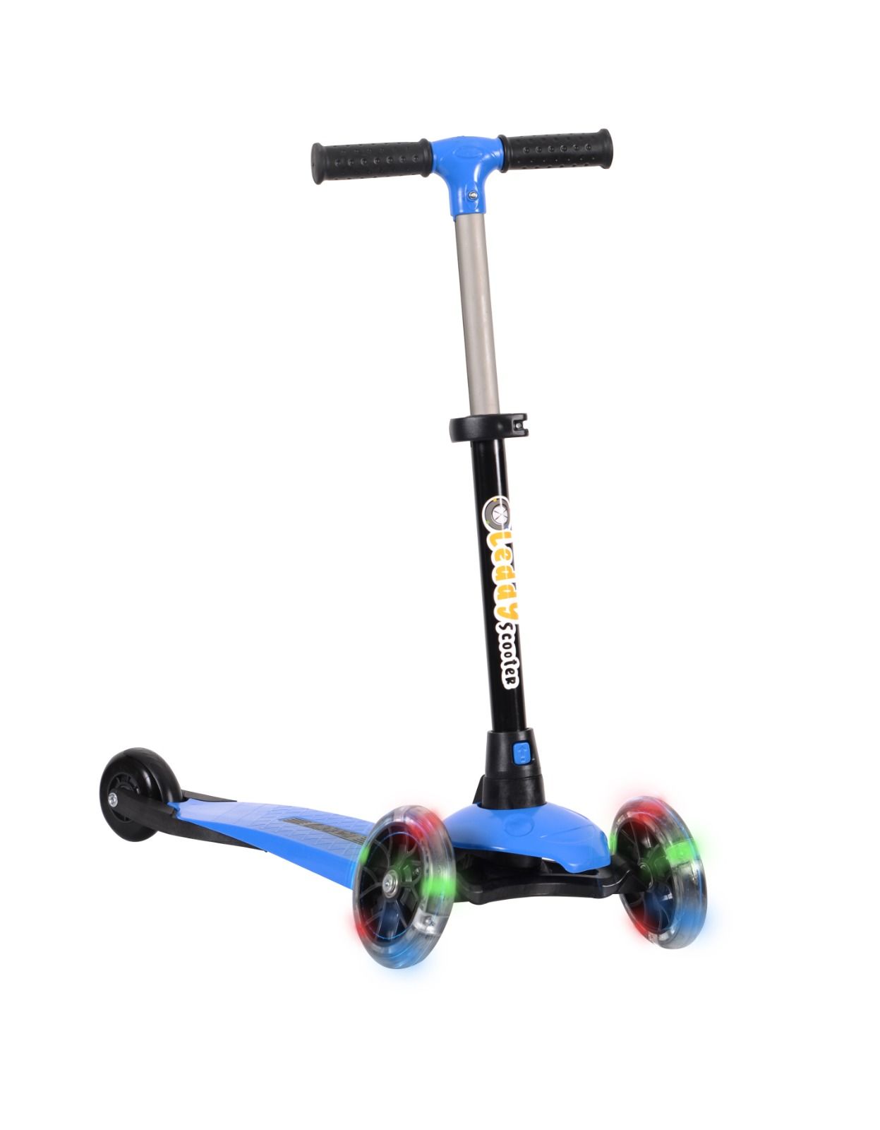 LEDDY SCOOTER MAVİ IŞIKLI TEKER KATLANABİLİR 2+ YAŞ