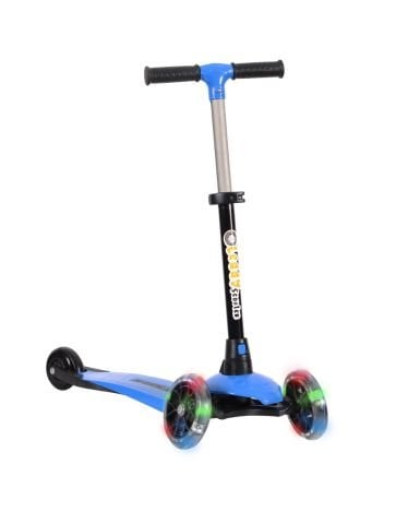 LEDDY SCOOTER MAVİ IŞIKLI TEKER KATLANABİLİR 2+ YAŞ