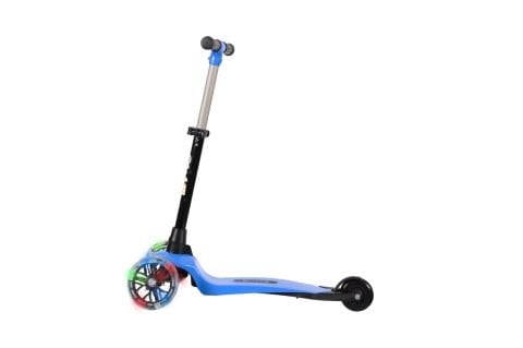LEDDY SCOOTER MAVİ IŞIKLI TEKER KATLANABİLİR 2+ YAŞ