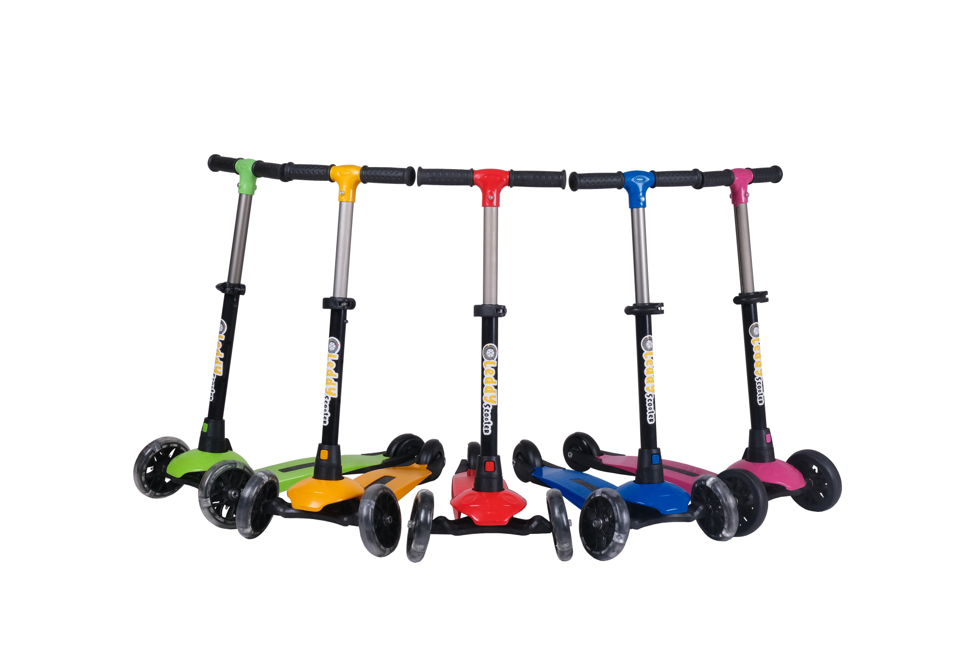 LEDDY Işıklı 3 Teker Çocuk Scooter (2+ Yaş)