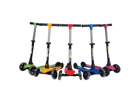 LEDDY Işıklı 3 Teker Çocuk Scooter (2+ Yaş)