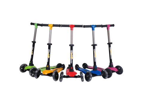LEDDY Işıklı 3 Teker Çocuk Scooter (2+ Yaş)
