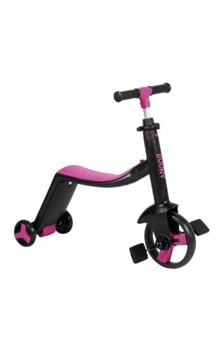 BOONY 3’ü 1 Arada Çocuk Scooter & Bisiklet – Pembe