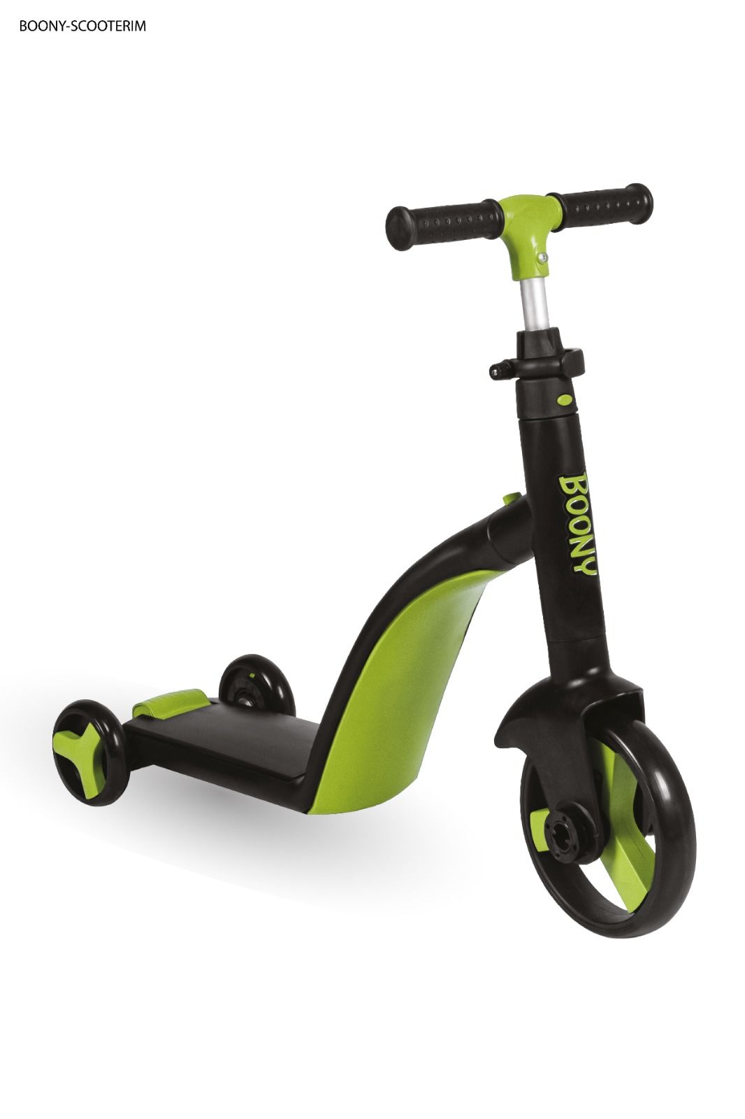 BOONY 3’ü 1 Arada Çocuk Scooter & Bisiklet – Yeşil