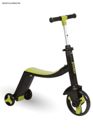 BOONY 3’ü 1 Arada Çocuk Scooter & Bisiklet – Yeşil