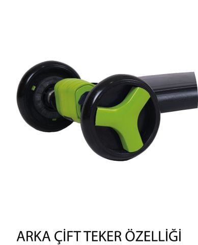 BOONY 3’ü 1 Arada Çocuk Scooter & Bisiklet – Yeşil