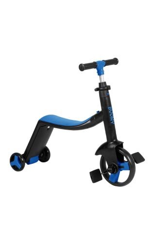 BOONY MAVİ ÇOCUK SCOOTER- BİSİKLET 1 ÜRÜN 3 ÖZELLİK 50 KG TAŞIMA KAPASİTELİ